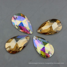 Tear Drop Crystal Loose Stones for Clothing Sewing